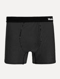 Cueca Mash Boxer Microfibra Risca de Giz Preta