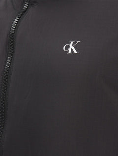 Jaqueta Calvin Klein Jeans Dupla Face Puffer Reversible 90's Laranja/Preta