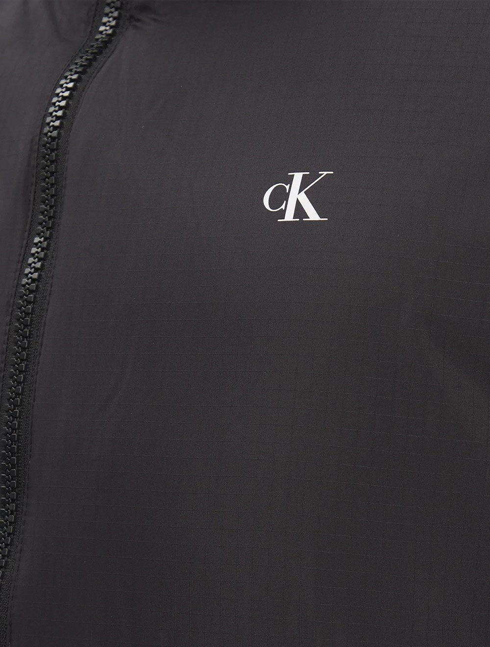 Jaqueta Calvin Klein Jeans Dupla Face Puffer Reversible 90's Laranja/Preta