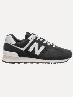 Tênis New Balance Masculino Casual Suede U574v2 White Preto
