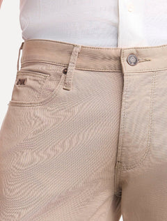 Calça Jeans Empório Armani Masculina J05 Regular Fit Cáqui