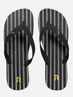 Chinelo Reserva Masculino RSV Veraneio Listrado Preto