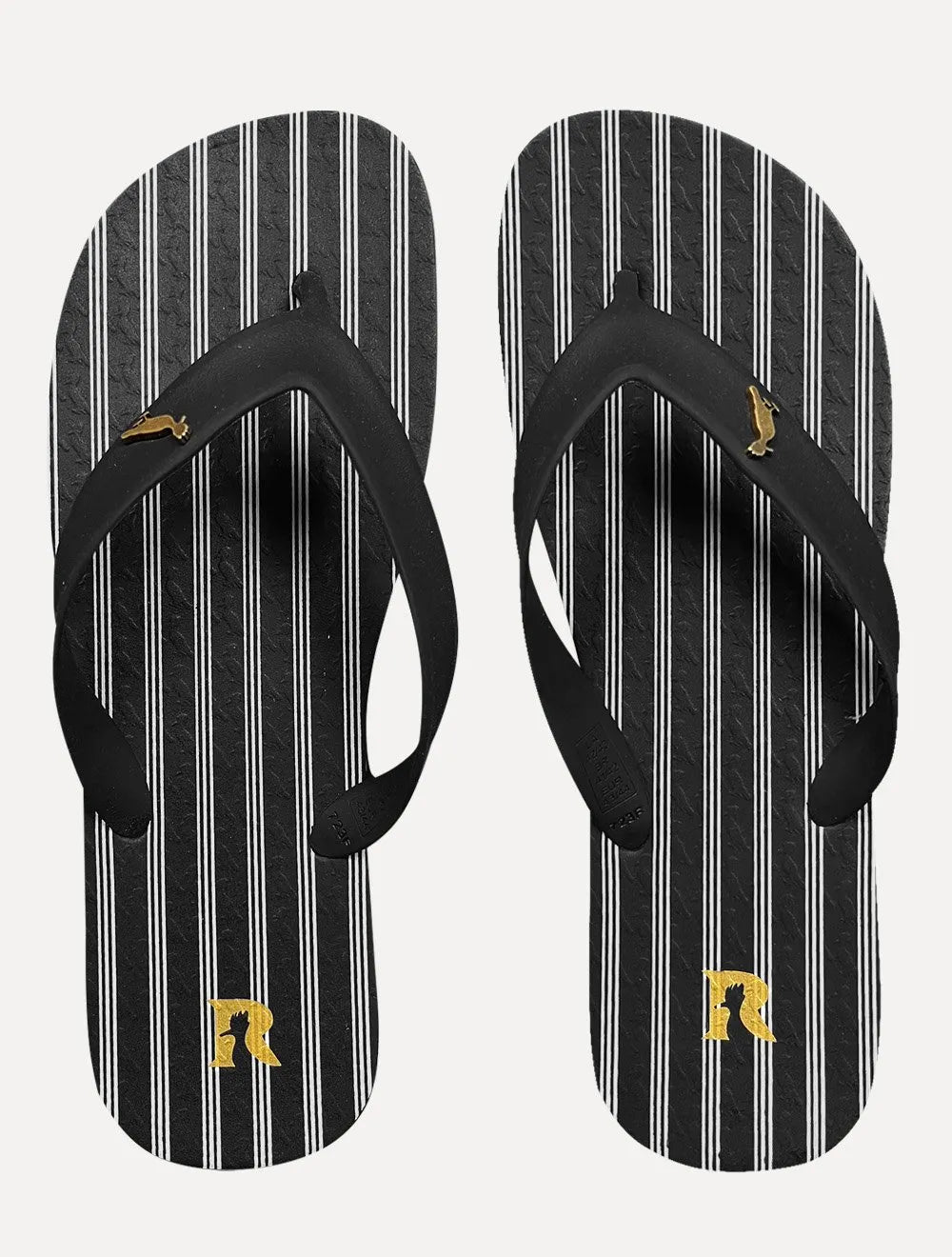 Chinelo Reserva Masculino RSV Veraneio Listrado Preto
