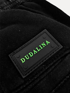 Bermuda Dudalina Masculina Sarja Molet Comfort Preta