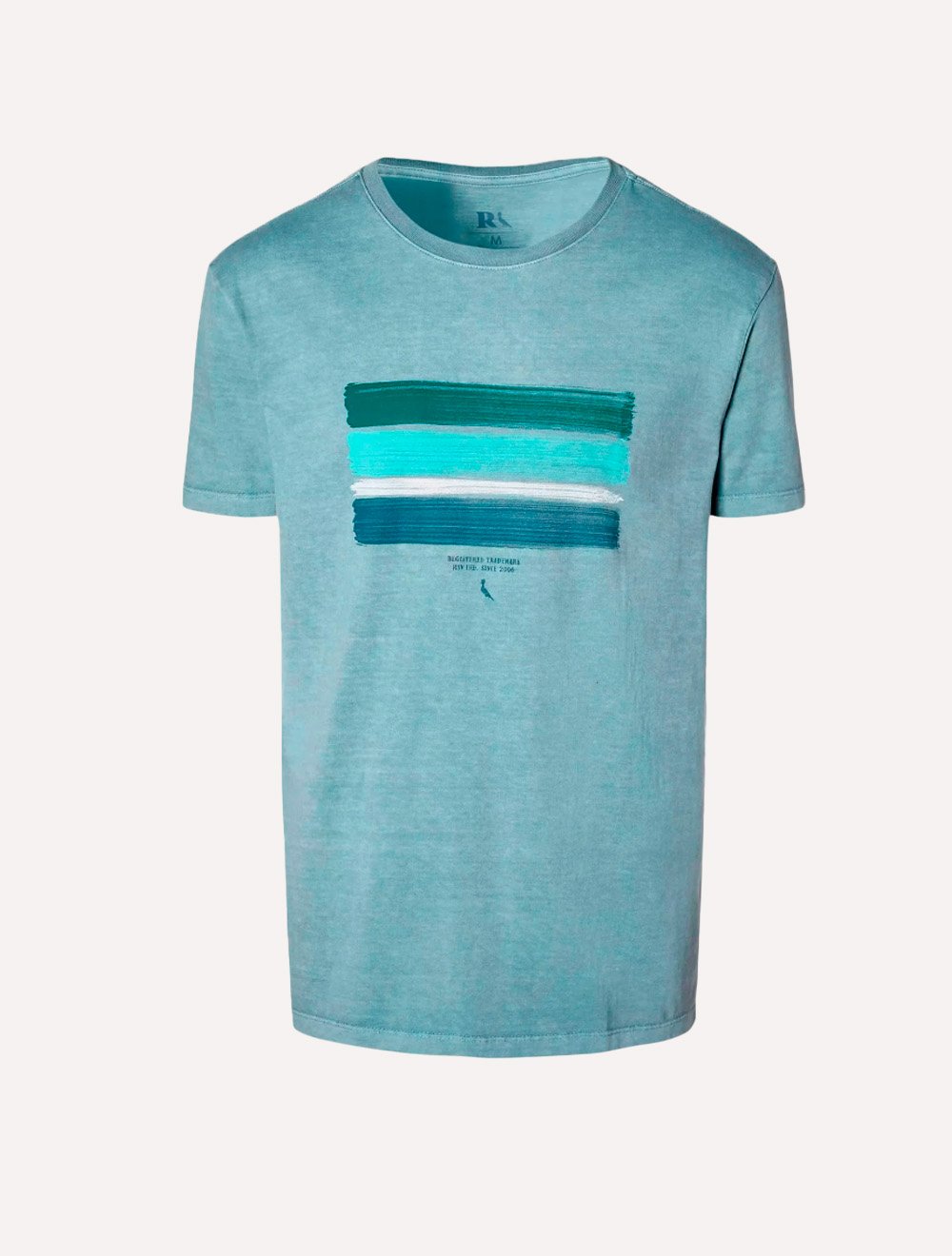 Camiseta Reserva Masculina Brushed Stoned Cinza Claro