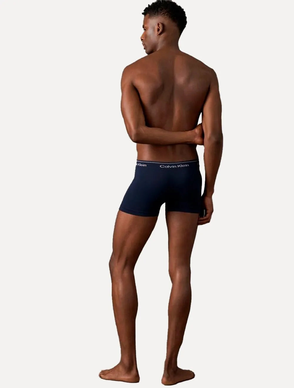 Cueca Calvin Klein Trunk Modern Cotton Seamless Eco Azul Marinho