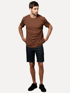 Bermuda Calvin Klein Jeans Masculina Five Pockets Escura