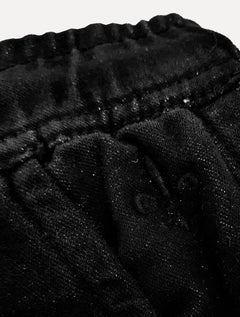 Bermuda Dudalina Masculina Sarja Molet Comfort Preta