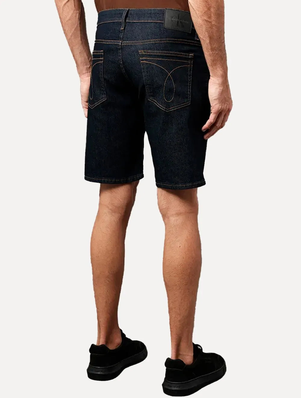 Bermuda Calvin Klein Jeans Masculina Five Pockets Escura
