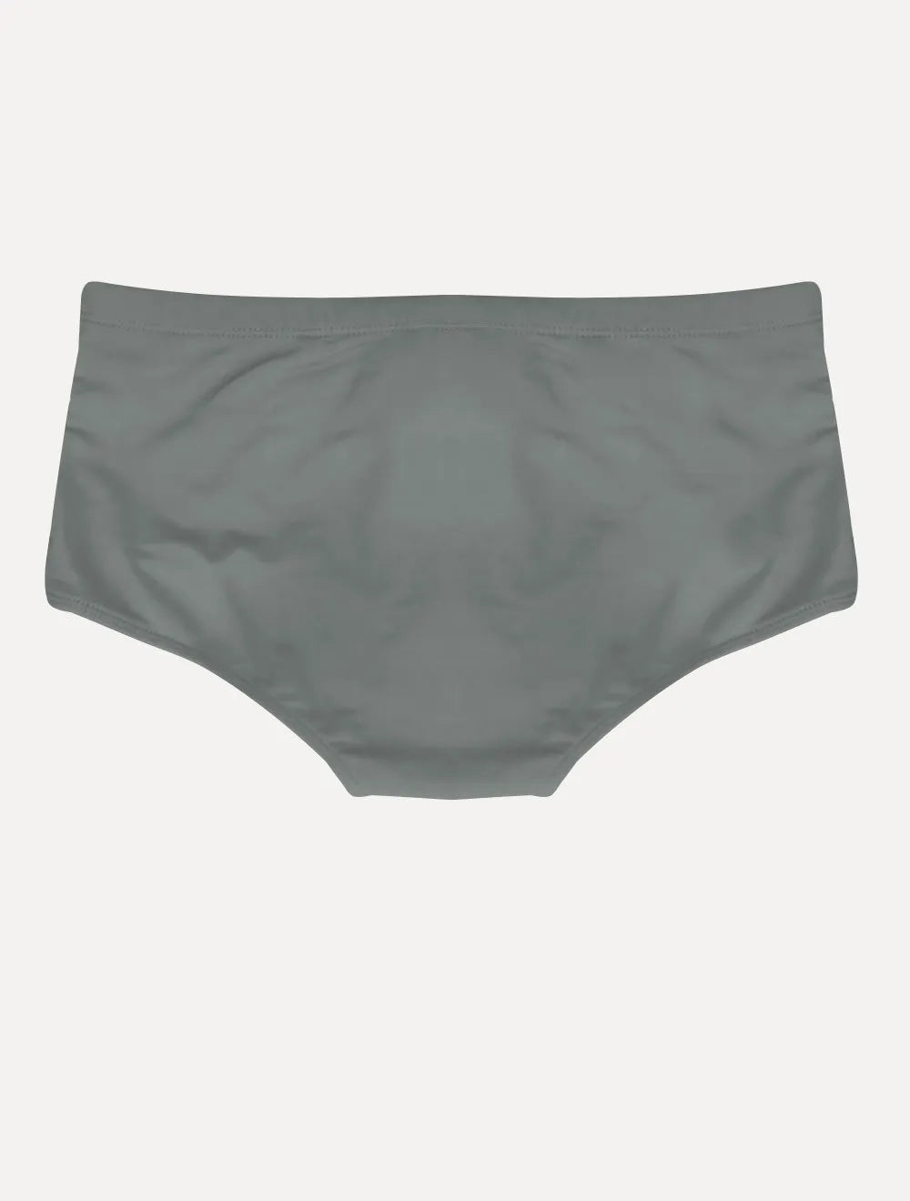 Sunga Calvin Klein Swimwear Vertical Dark Logo Pequeno Chumbo