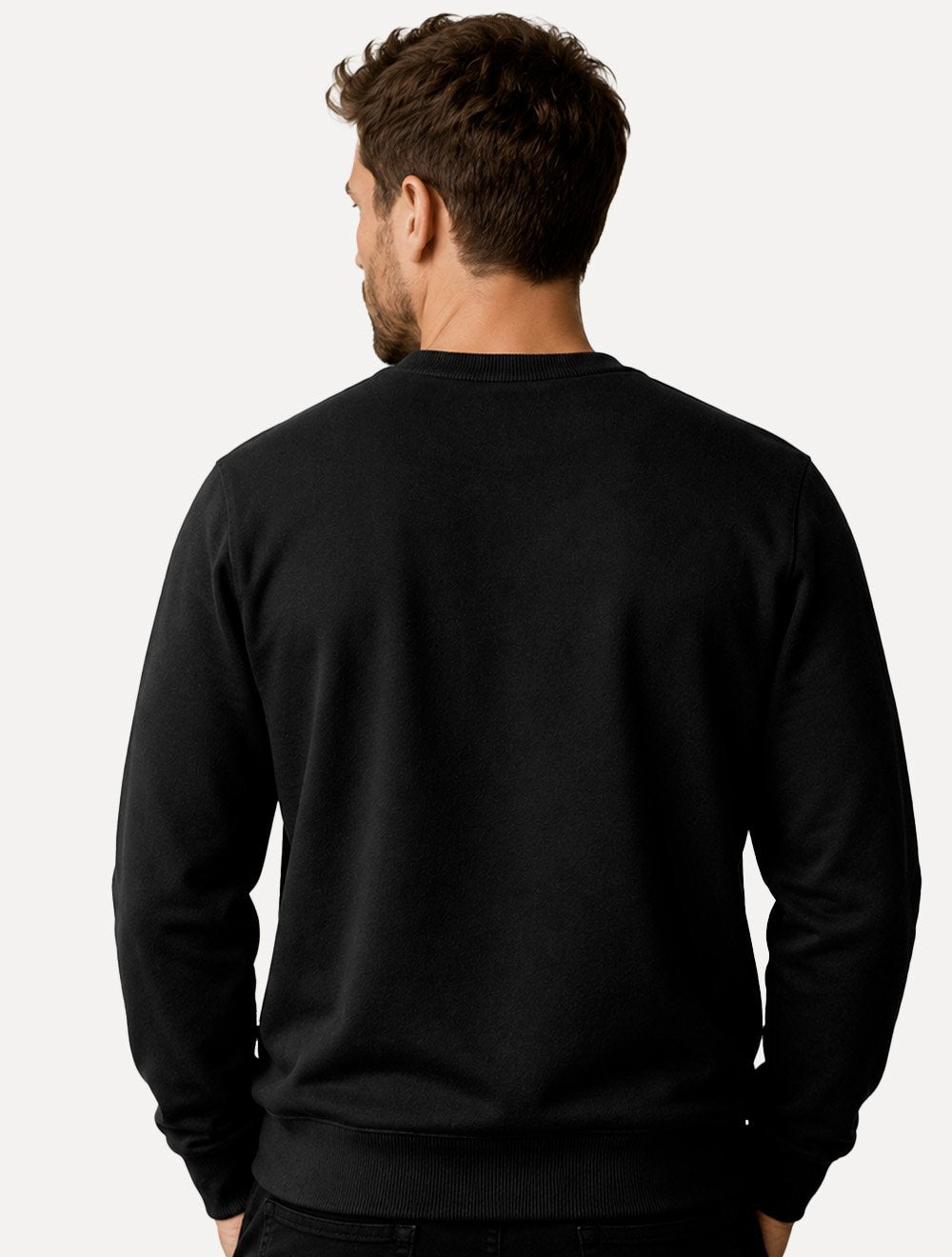 Blusão King & Joe Masculino Moletom Crewneck Signature Preto