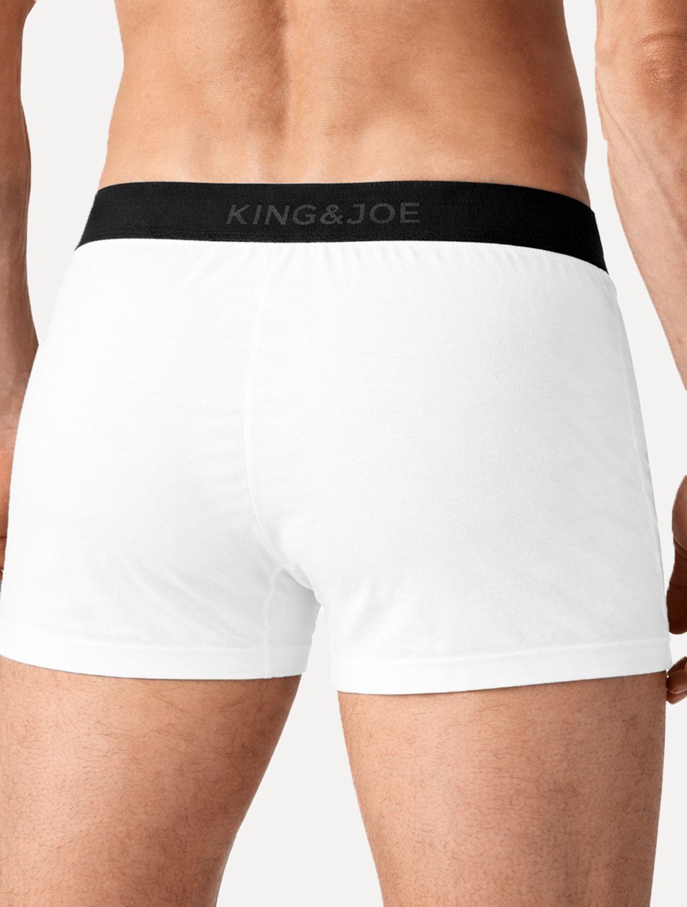 Cueca King & Joe Boxer Lisa Black Logo Branca Pack 2UN AC26701 00002