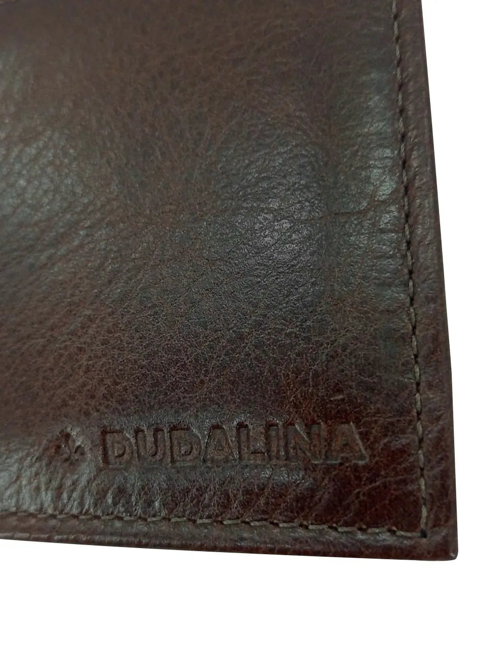 Carteira Dudalina Masculina Couro New Logo Marrom