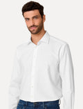 Camisa Dudalina Masculina Comfort Superfine Cotton Mono Logo Branco