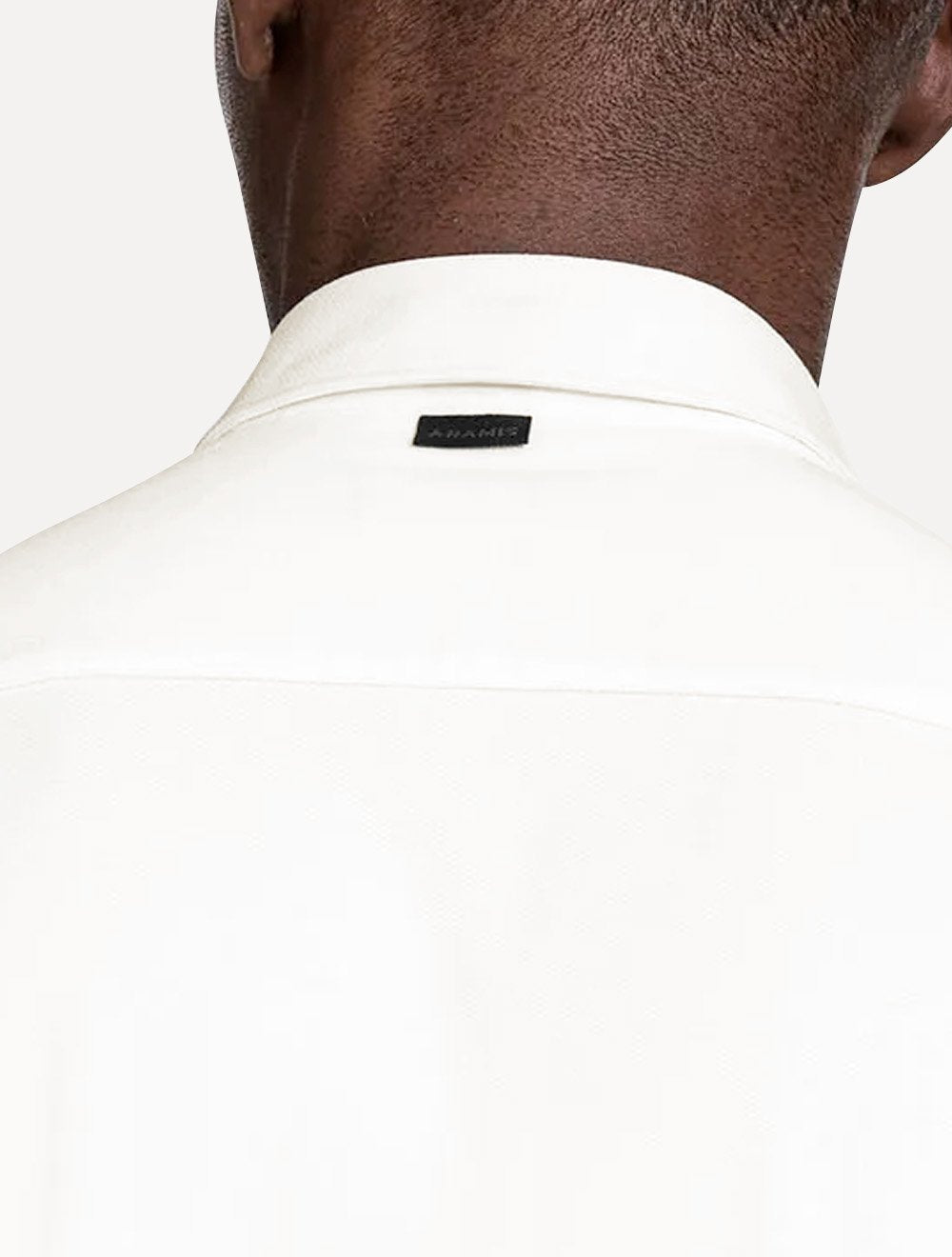 Camisa Aramis Masculina Manga Curta Slim Mista Italia Off White