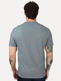 Camiseta Calvin Klein Jeans Masculina Institutional New Logo Azul Médio