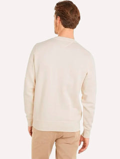 Moletom Tommy Hilfiger Masculino Crewneck '85 Silk Areia