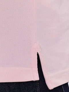 Polo Tommy Hilfiger Masculina Regular Piquet 1985 Rosa Light