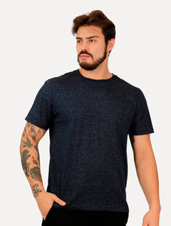 Camiseta Dudalina Masculina Listra Noise Azul Marinho