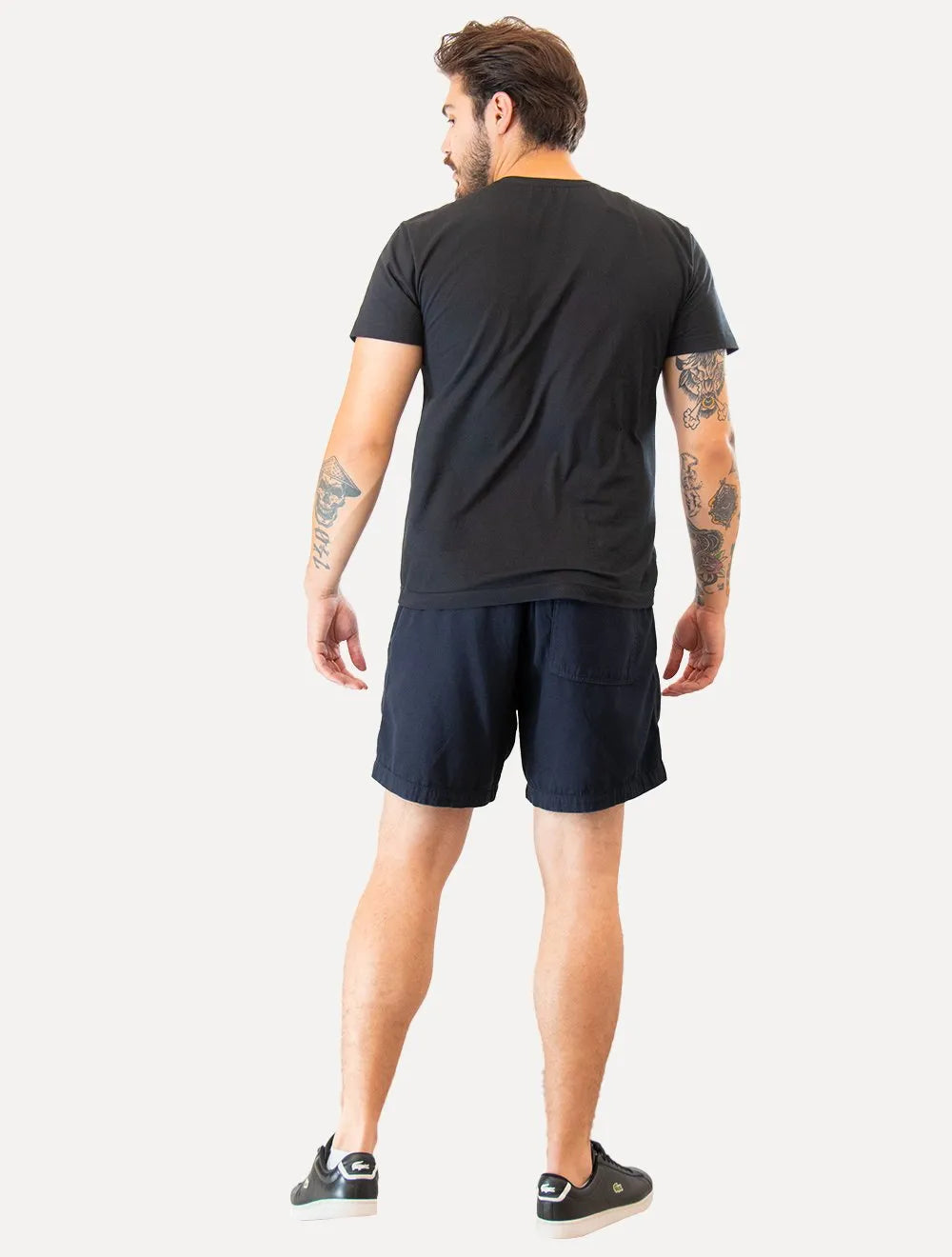 Short Reserva Masculino Regular Casual Button Azul Marinho
