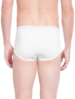 Cuecas Calvin Klein Brief Logo Branca Pack 3UN