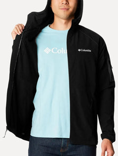 Jaqueta Columbia Masculina Tall Heights II Hooded Softshell Preta