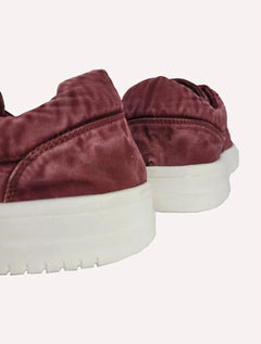 Tênis Nautica Masculino Denim Sailboat Logo Fanton Bordô