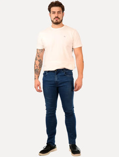Calça John John Jeans Masculina Skinny Low Falcon Azul Médio