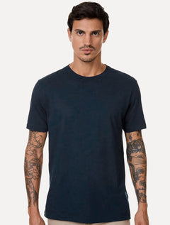 Camiseta John John Masculina Regular Fit Pima Cotton Azul Marinho