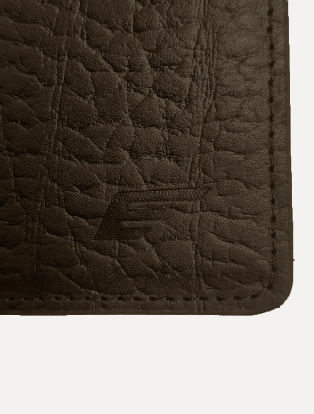 Carteira Ellus Masculina Porta-Cartão Couro Celular Marrom