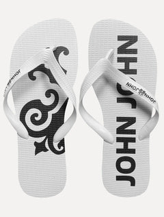 Chinelo John John Masculino Classic Logo Branco