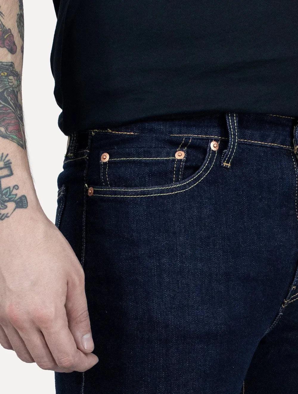 Calça Levis Jeans Masculina 510 Skinny Azul Marinho