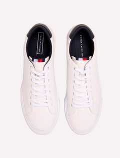 Tênis Tommy Hilfiger Masculino Couro Greg 1A  Branco