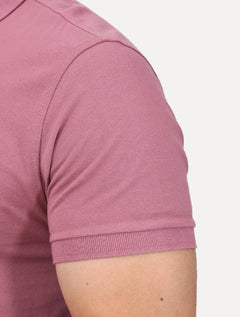 Polo Dudalina Piquet Essentials Basica Cotton Rosa Médio