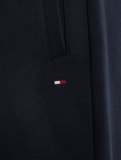 Calça Tommy Hilfiger Masculina Moletom Regular Flag Logo Azul Marinho