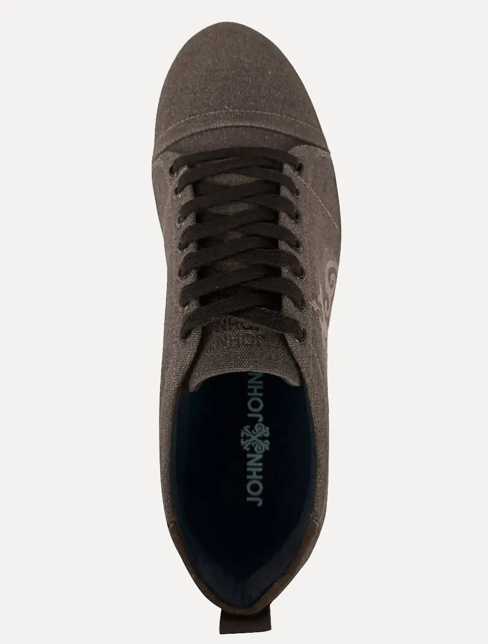 Tênis John John Masculino London Canvas  Sola Mescla Marrom Escuro