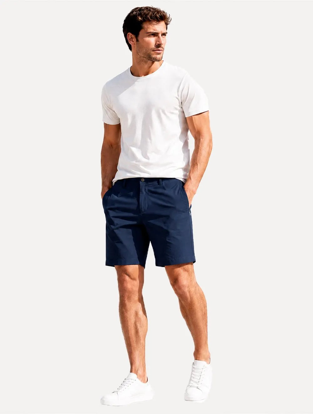 Bermuda Calvin Klein Jeans Masculina CKJ Tech Azul Marinho