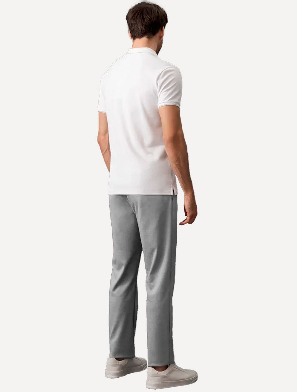 Calça Calvin Klein Masculino Moletom Jogger Cinza
