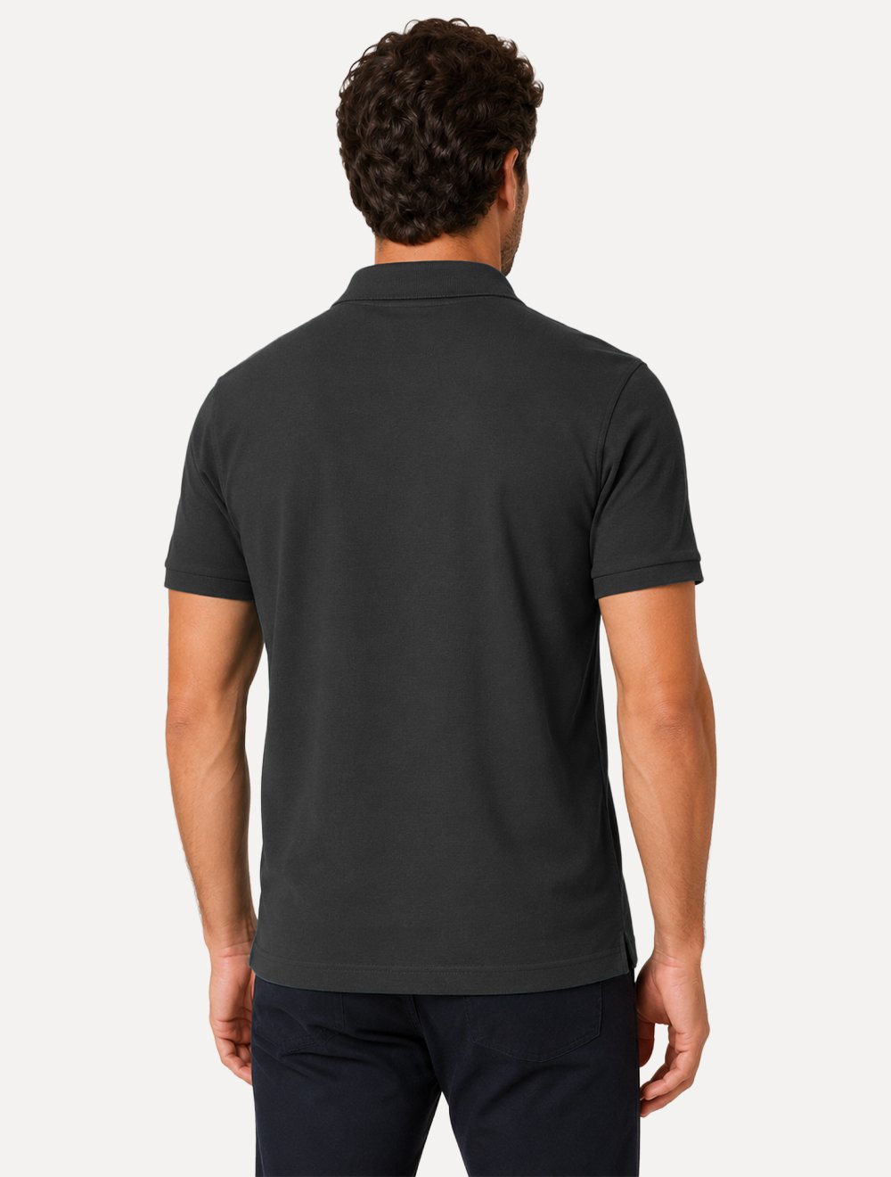 Polo Dudalina Masculina Essential Color Cinza Escuro