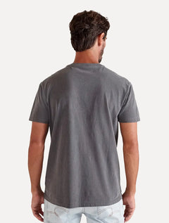 Camiseta Reserva Masculina Básica Brasa Red Stoned Chumbo