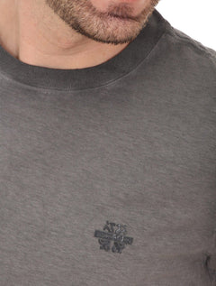 Camiseta John John Masculina Rubber Key Transfer Chumbo