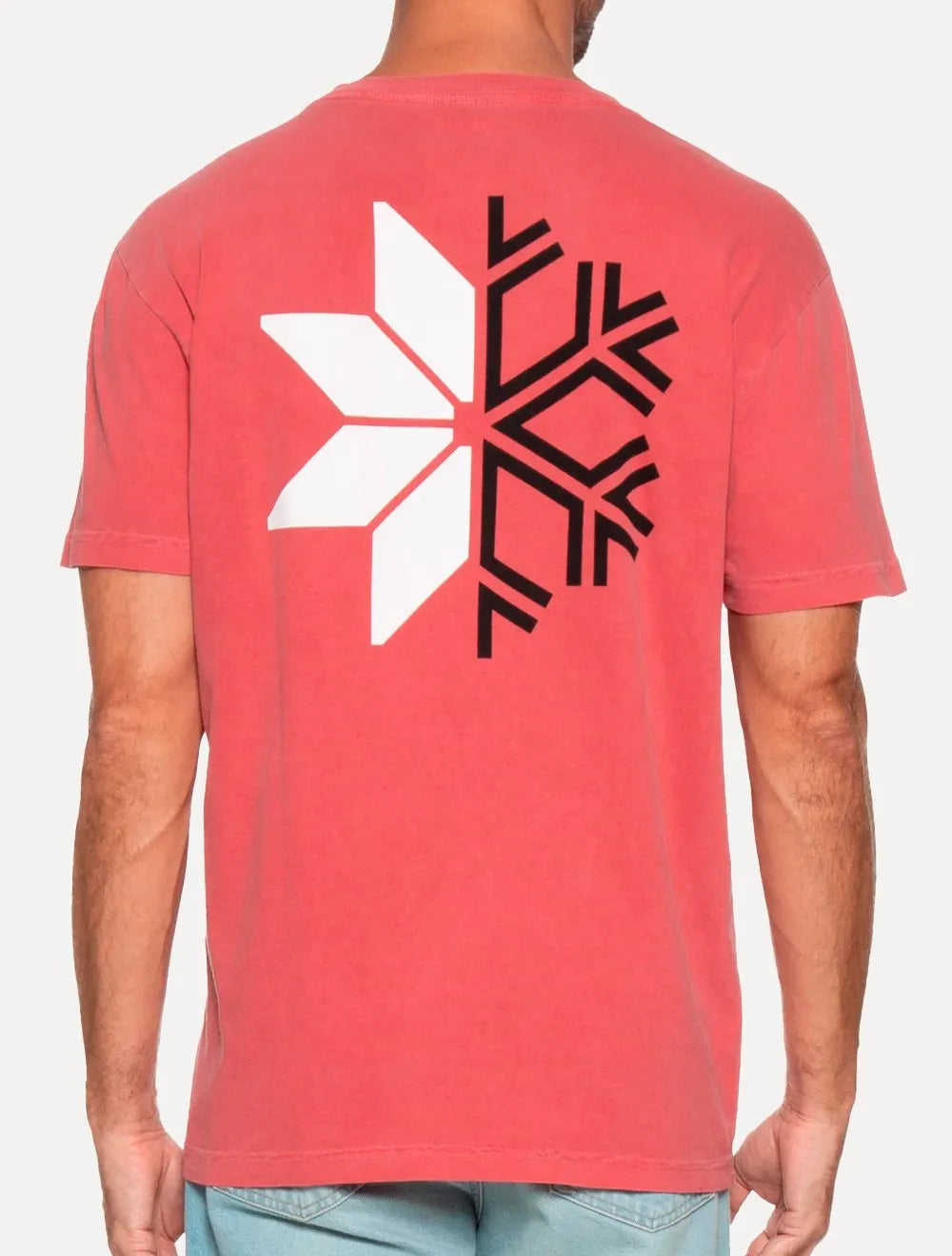 Camiseta Osklen Masculina Regular Stone Snow Icon Vermelho