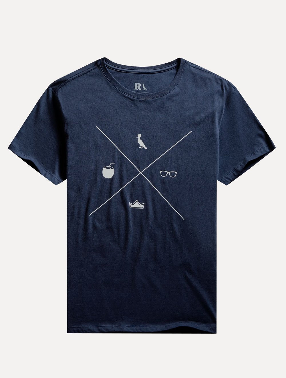 Camiseta Reserva Masculina A Maior Tardezinha Azul Marinho