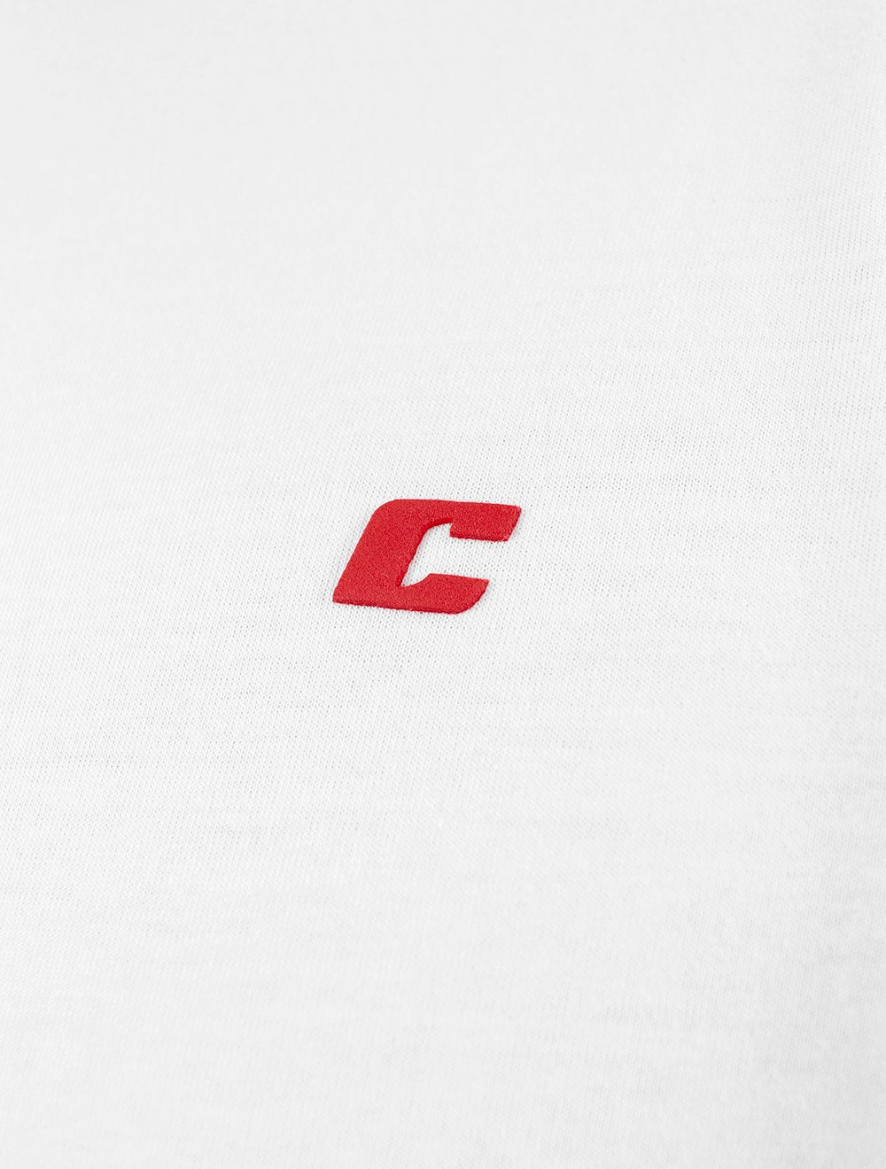 Camiseta Colcci Masculina Basica Logo Minimalista Branca