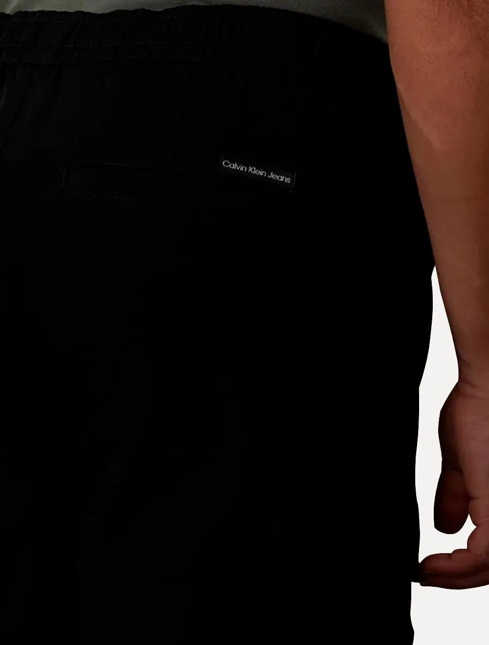 Short Calvin Klein Jeans Masculino Cargo Poliamida Preto