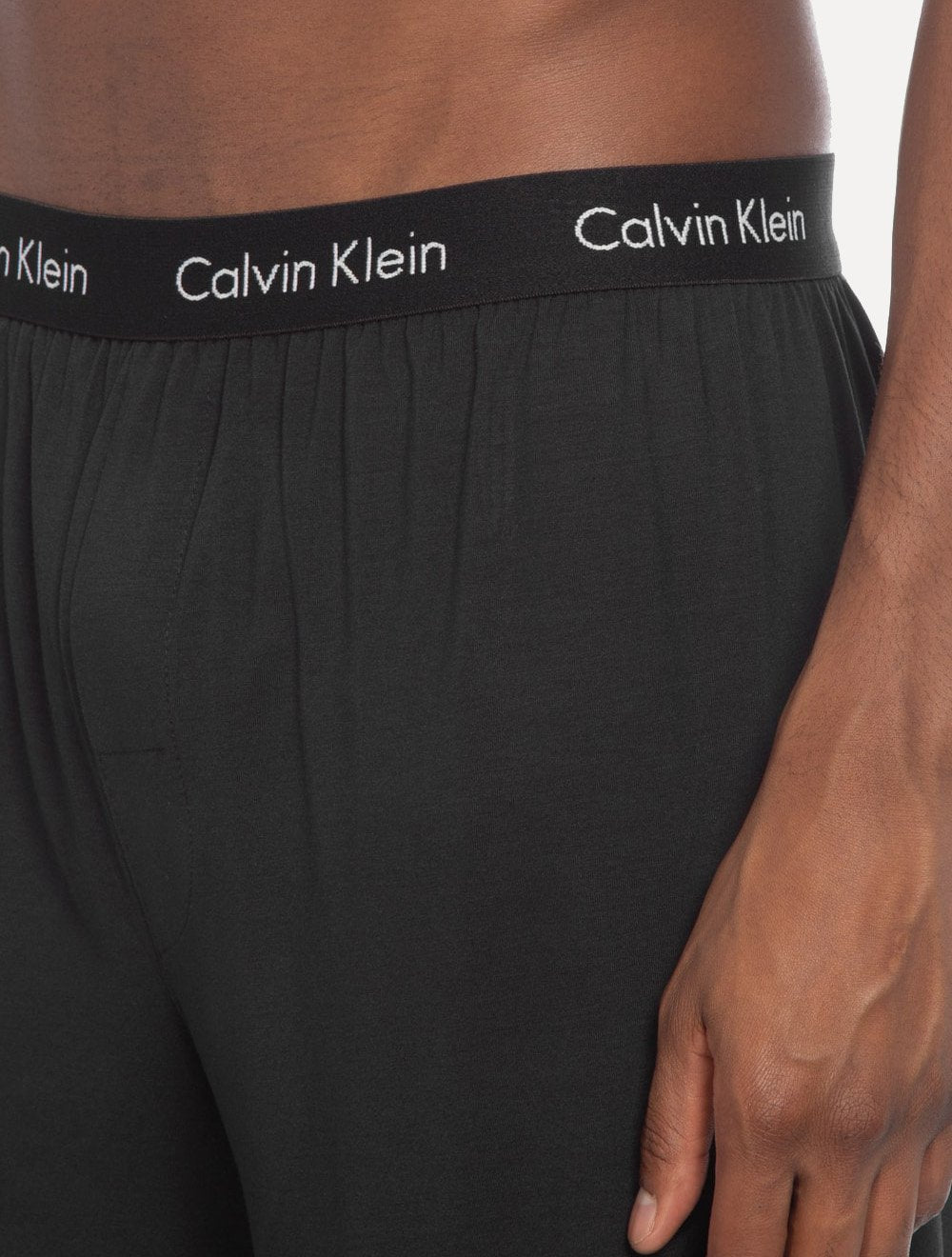 Cueca Calvin Klein Samba Canção Modal Logo Classic Preta 1UN