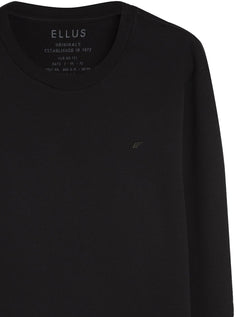 Moletom Ellus Masculino Crewneck Regular Basic Preto
