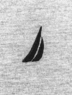 Camiseta Nautica Masculina Dark Icon Cinza Mescla