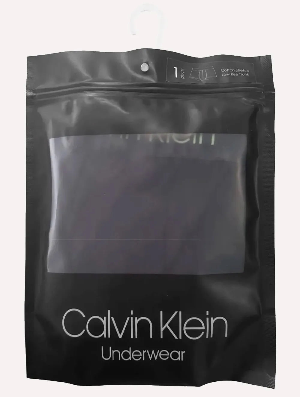 Cueca Calvin Klein Low Rise Trunk Green Azul Marinho C12.01 AZ08 1UN