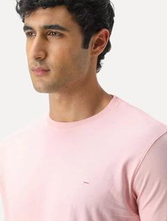 Camiseta Aramis Masculina Basic Lisa Rosa Claro